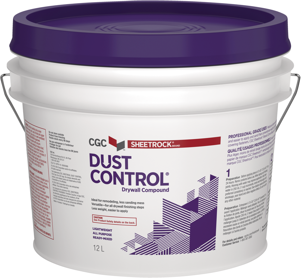 sheetrock plus 3 vs dust control