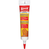 LePage Interior/Exterior Wood Filler, Repairs Cracks & Holes, Water-Resistant, 162-mL