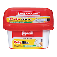 LePage Polyfilla Wall Paint Preparation Spackling, Hole/Crack Repair Filler, White