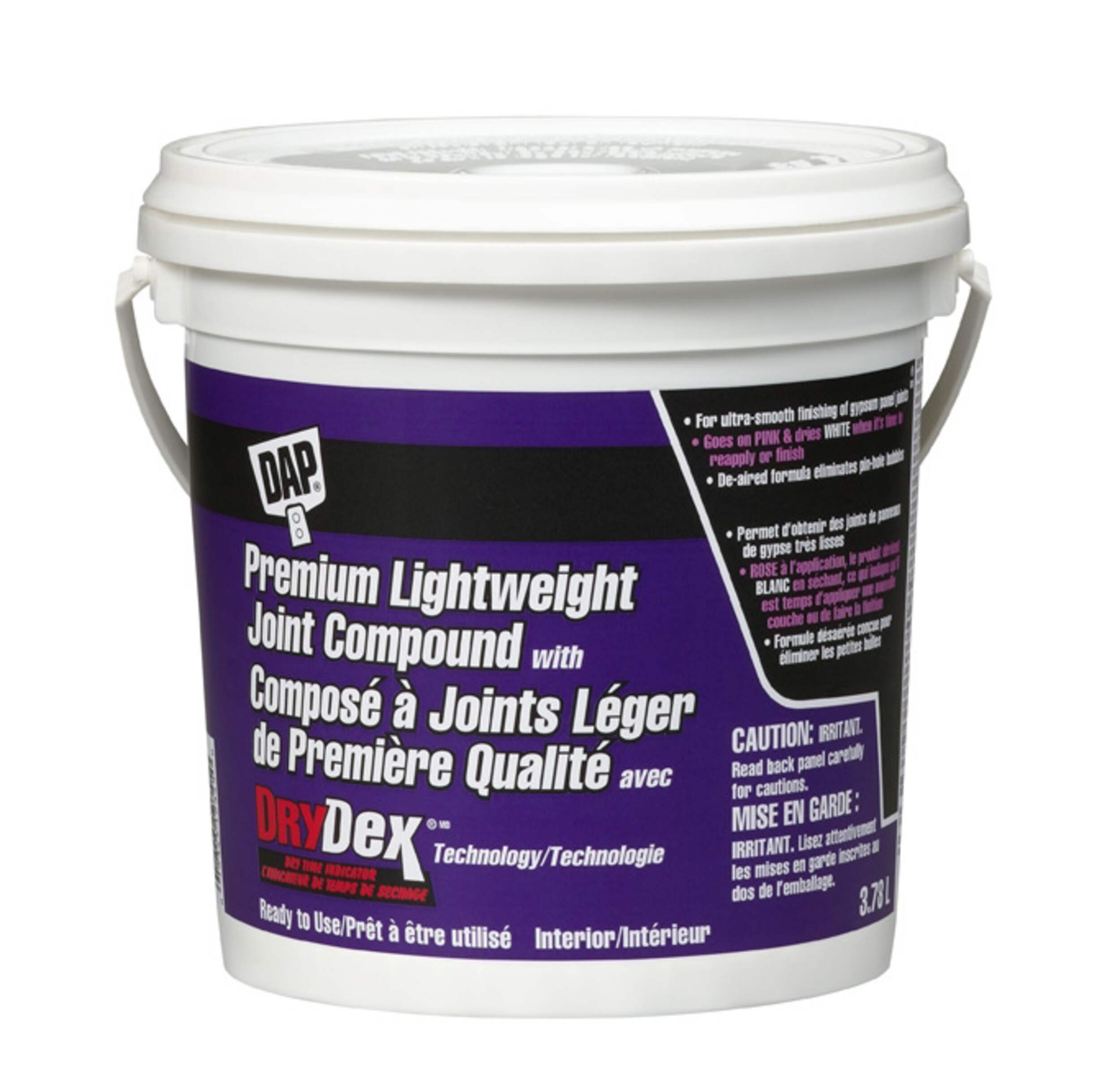 DAP DryDex Premium Lightweight Drywall Joint Compound, with Dry Time