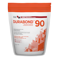 CGC Sheetrock Durabond 90 Minute Drywall & Plaster Repair Compound, Easy-Mix, White, 2-kg