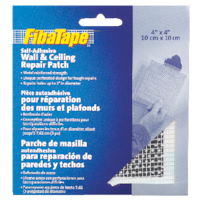 FibaTape Self-Adhesive Wall & Ceiling Hole Repair Patch For Drywall & Plaster, 4 x 4-in Front_Flat