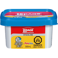 LePage Polyfilla 15-Minute Speed Dry Spackling, Wall Hole/Crack Repair Filler, 300-mL
