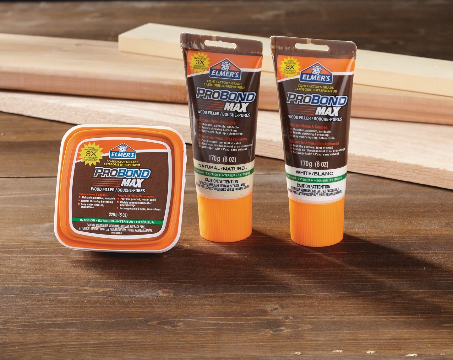 Elmer's ProBond Max Contractor's Grade Wood Filler, Waterproof, Indoor