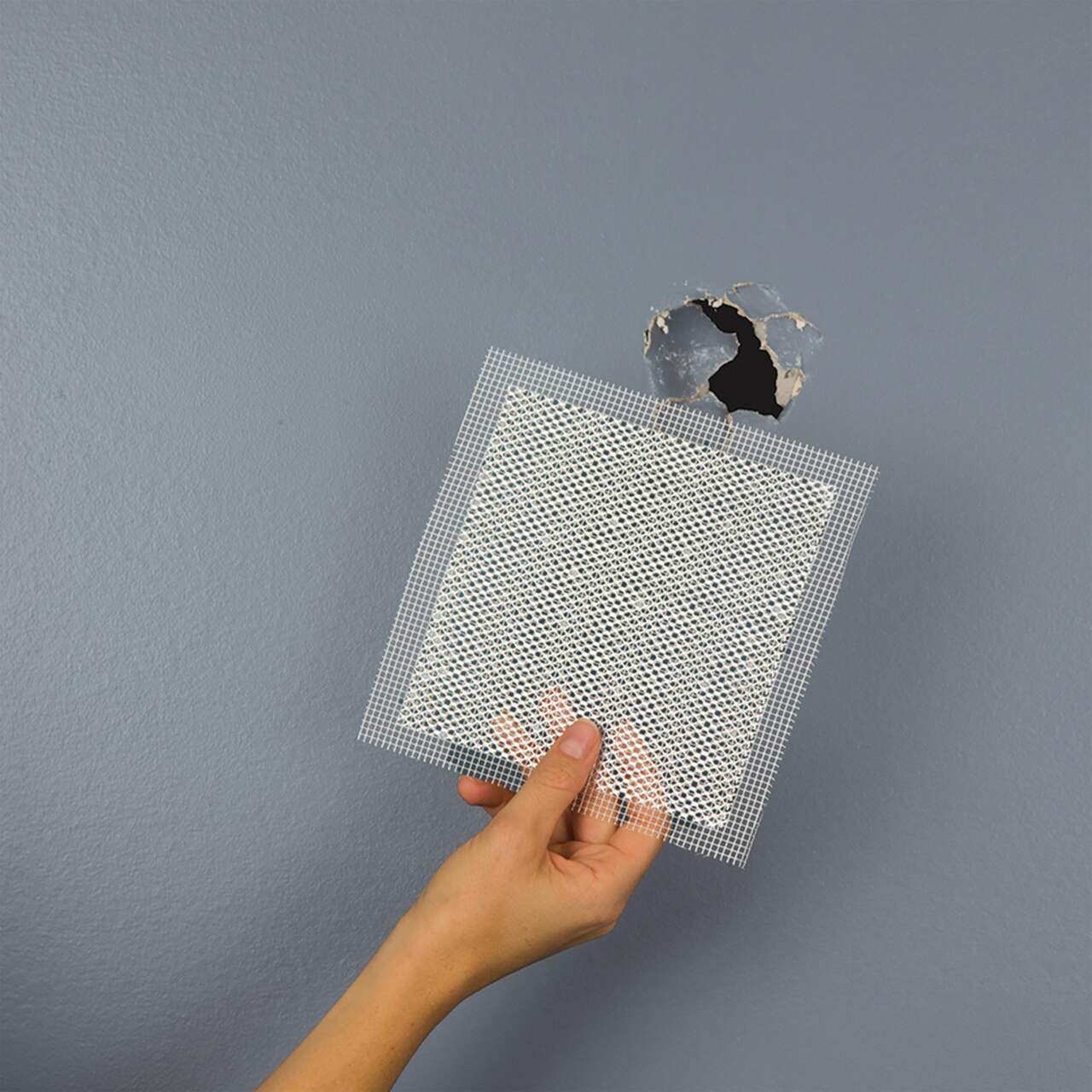 Patch de réparation de mur en aluminium réparation de patch d'écran  auto-adhésif pour plaques de plâtre (6 pièces, 6 pouces) 