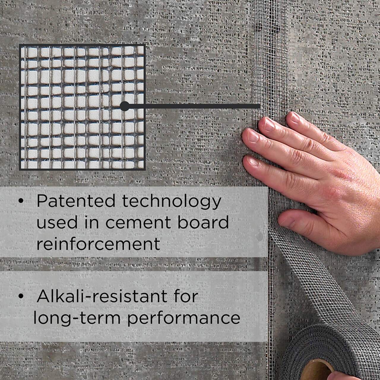 QEP 2 in. x 50 ft. Indoor Alkaline Resistant Backer Board Seam Tape Roll