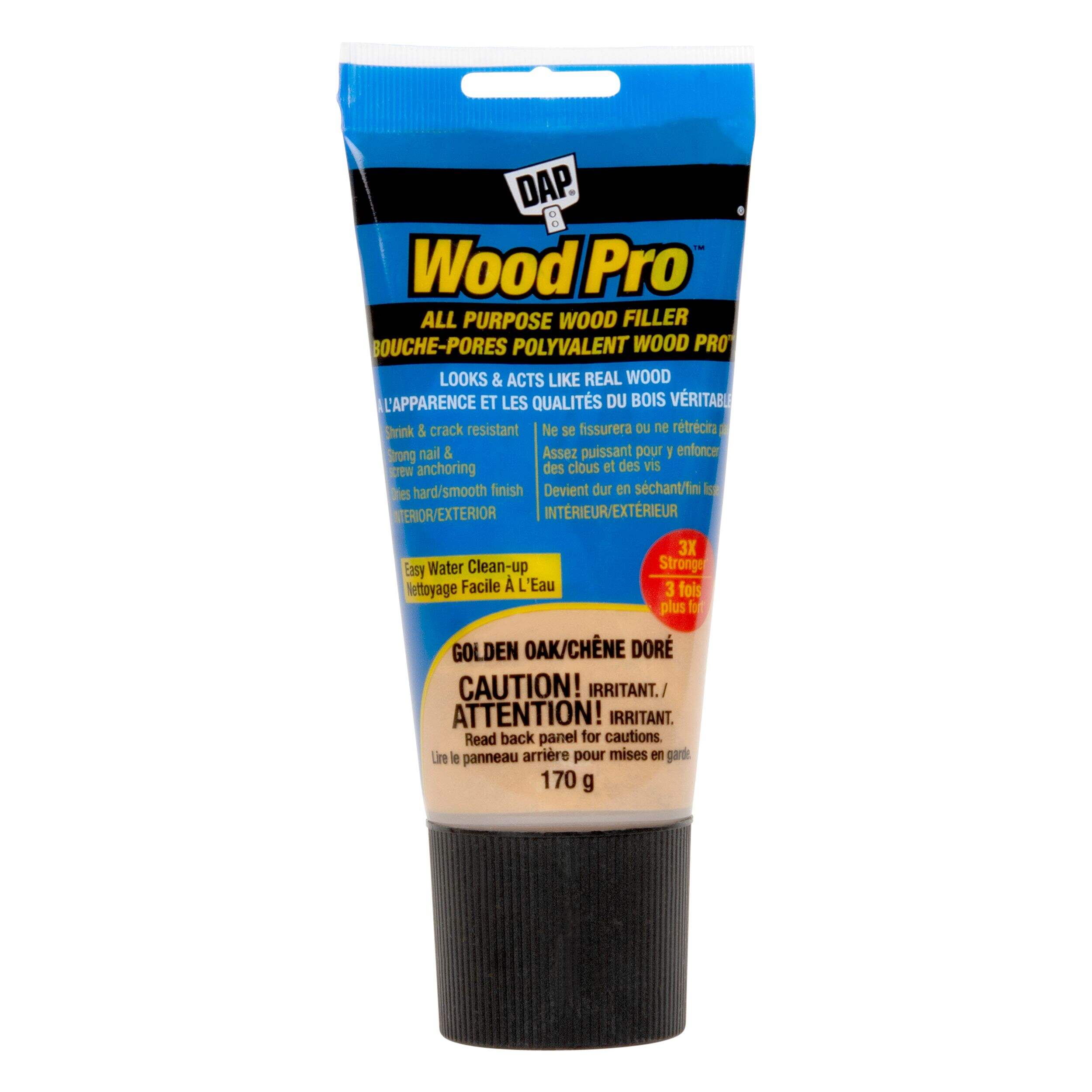 Bouche-pores tout usage pour bois DAP WOODPRO, Chêne doré, 170 g Front_Flat