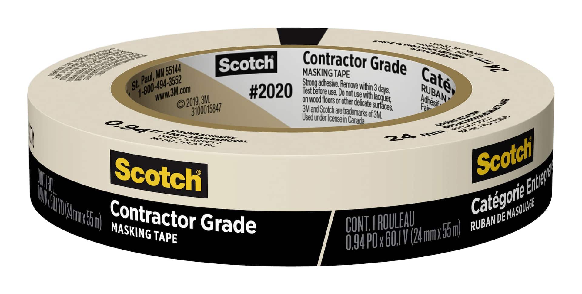 Scotch Multi-Purpose Fasteners 5/8 inch White