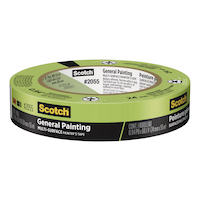3M Scotch General Painting Multi-Surface Painter's Tape, Green, 0.94-in x 60-yd