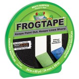 FrogTape Multi-Surface Painter's Tape, Green, 24-mm x 55-m Front_Three_Fourths_Angled_Right