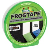 FrogTape Multi-Surface Painter's Tape, Green, 36-mm x 55-m Front_Three_Fourths_Angled_Right
