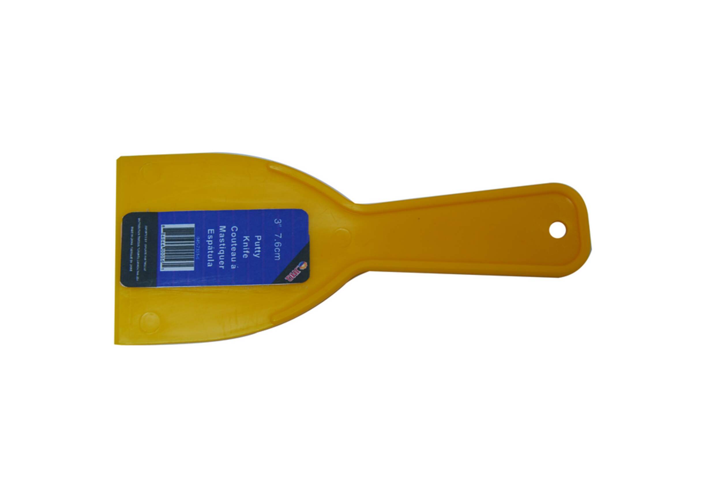 Multi-Purpose Plastic Spackling/Putty Knife, Yellow, 3-in Overhead_Plunge