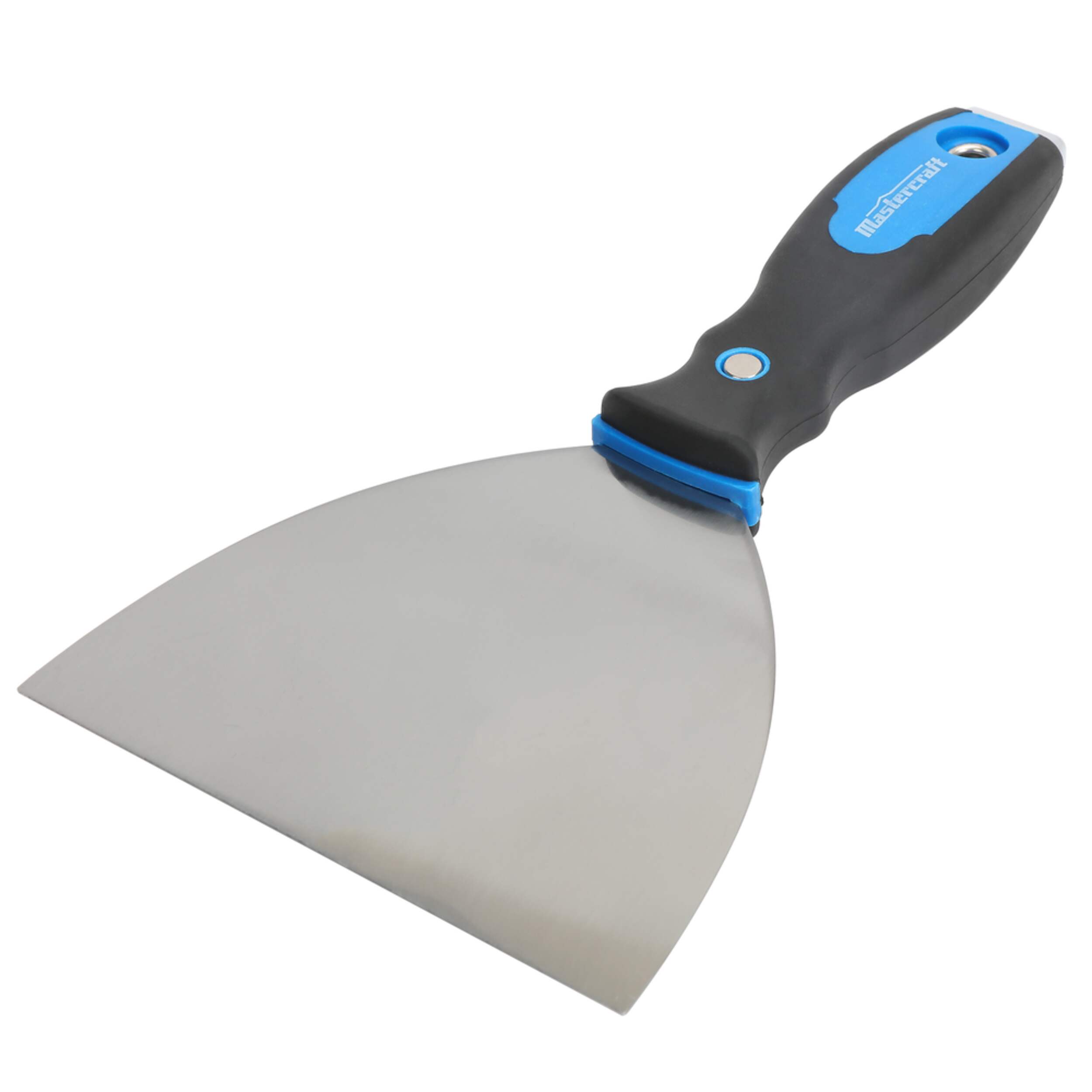 Mastercraft Multi-Purpose Flexible Carbon Steel Spackling/Putty Knife & Paint Scraper, 5-in Front_Three_Fourths_Angled_Left