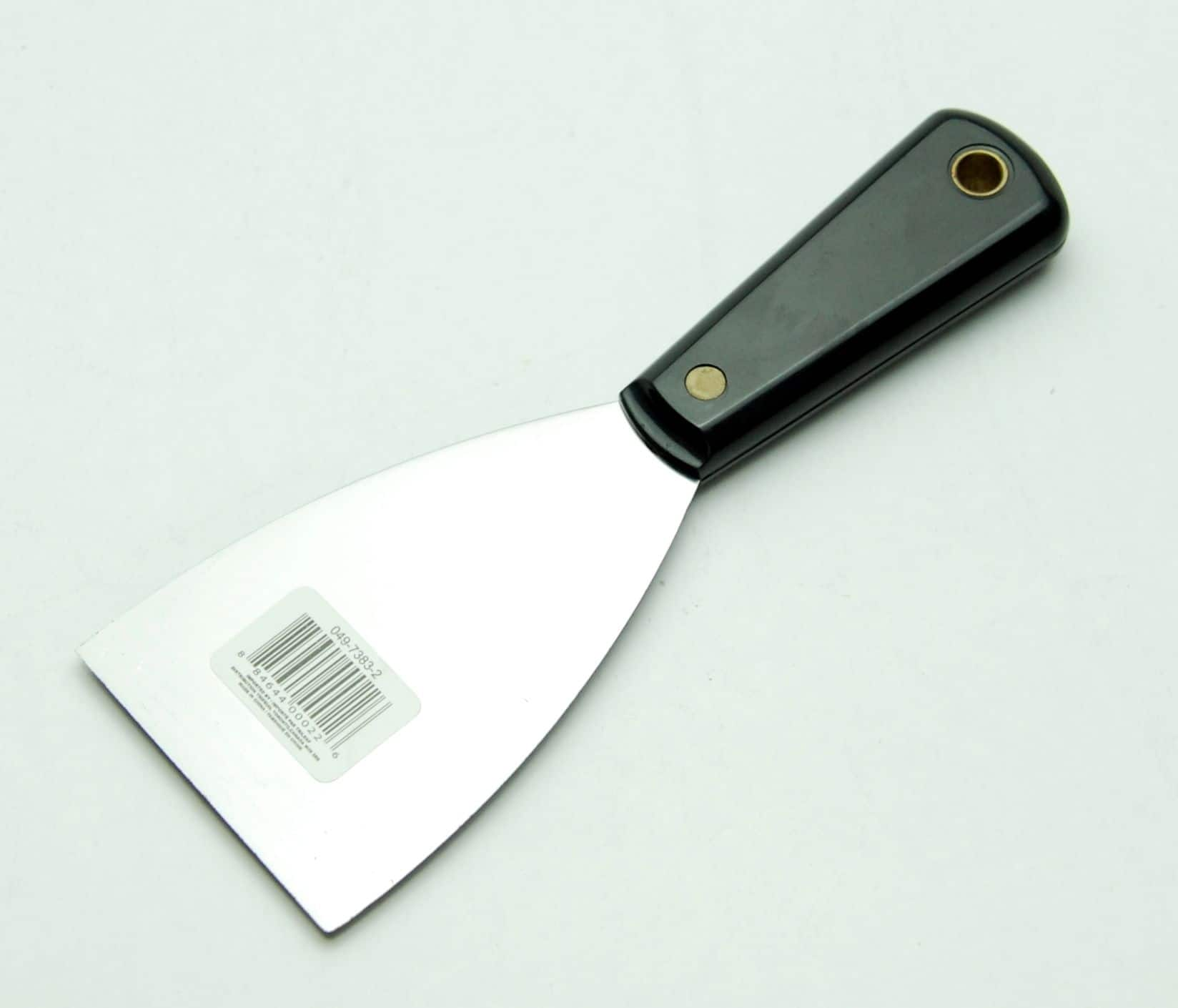 Metal putty shop knife