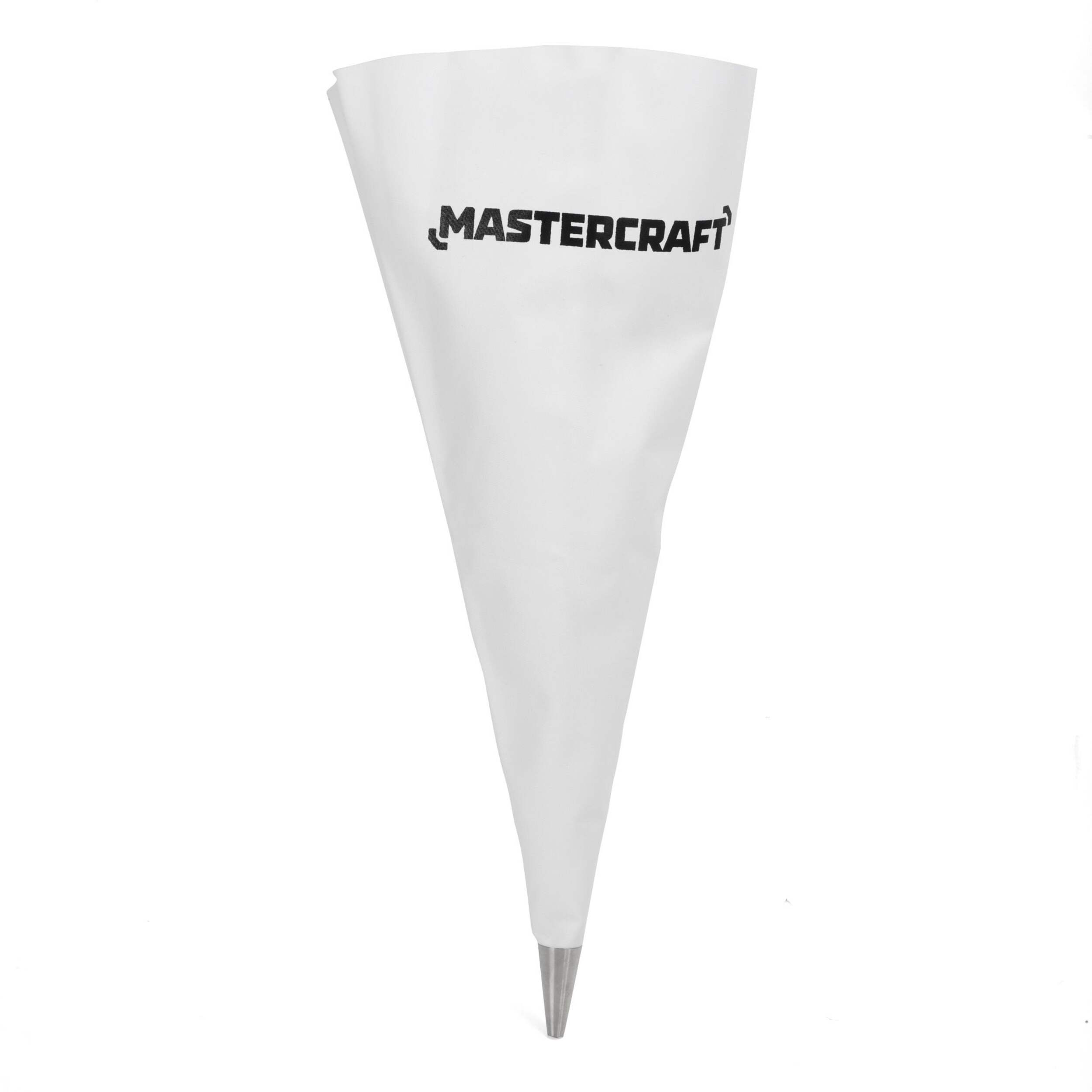 Mastercraft Vinyl Grout & Mortar Dispenser Bag with Metal Applicator Tip For Tile & Masonry Front_Flat