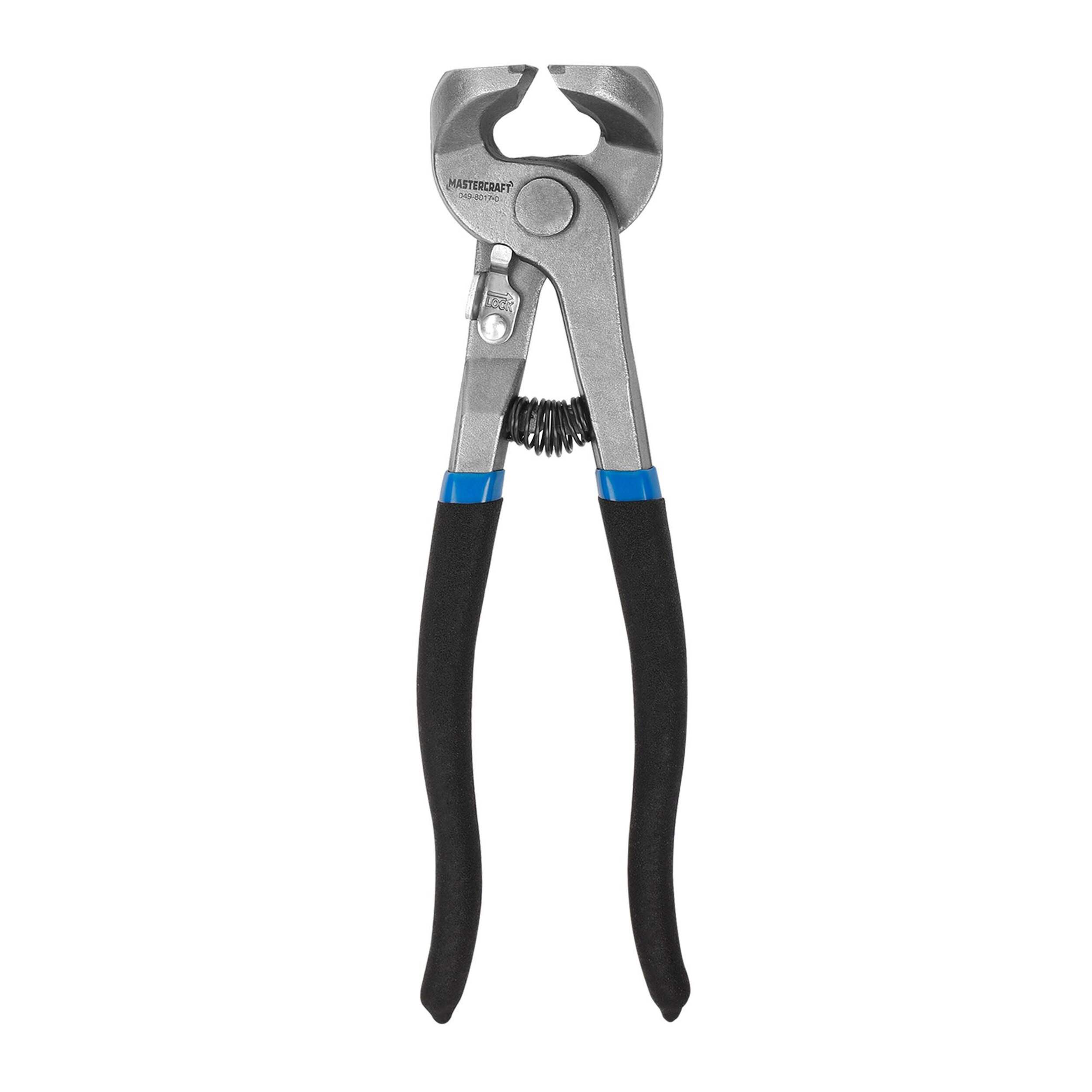 Mastercraft Ceramic & Porcelain Tile Nippers with Tungsten Carbide Tips & Cushioned Handle Front_Flat