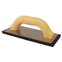 Richard Tile Grout Applicator with Aluminum Base Plate & Foam Rubber Pad, 4 x 9-in Back_Angled_Left