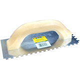 Richard Steel Square-Notch Adhesive Trowel For Ceramic Tile & Flooring, 1/4 x 9-in Overhead_Plunge