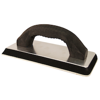 Applicateur de coulis pour carreaux laminés Richard, coussinet en mousse caoutchoutée et plaque de base en aluminium Back_Angled_Left