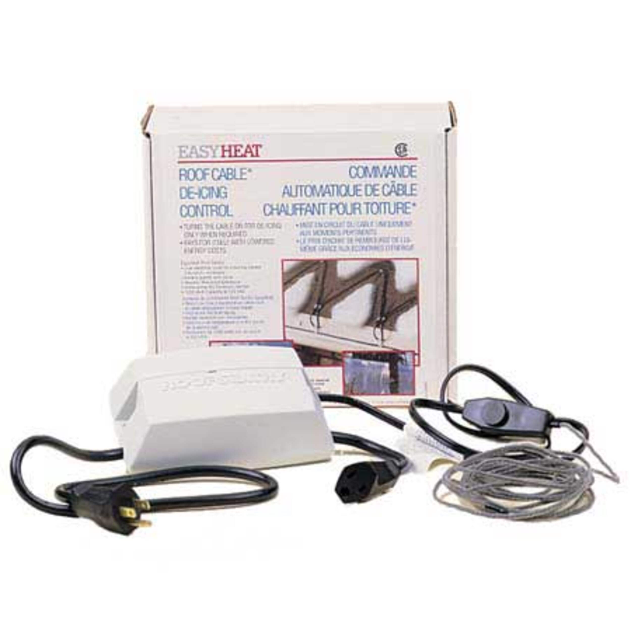 EasyHeat Roof Sentry De-Icing Control Cable Kit, Monitors Moisture & Temperature, 120V Composite_or_Mixed