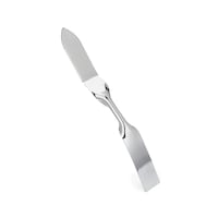 Mastercraft 2-in-1 Carbon Steel Chrome Plated Patching Knife For Plaster, Stucco & Concrete