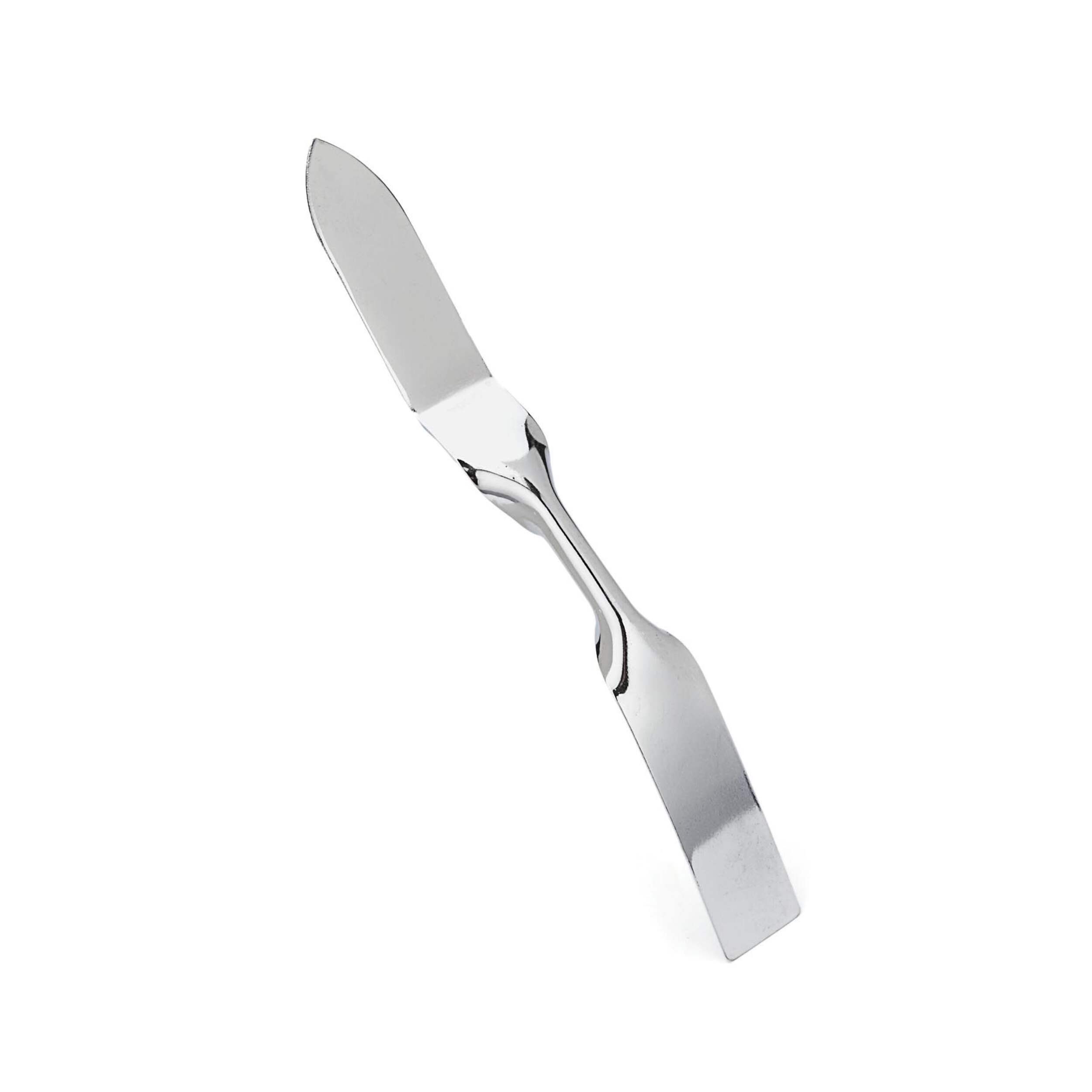 Mastercraft 2-in-1 Carbon Steel Chrome Plated Patching Knife For Plaster, Stucco & Concrete Overhead_Plunge