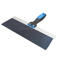 Mastercraft Drywall Patching & Taping Knife with Solvent-Resistant Blue Steel Blade, 12-in Front_Three_Fourths_Angled_Left
