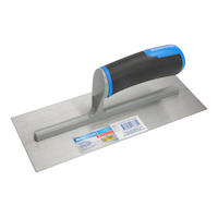 Truelle à béton ergonomique en acier Mastercraft pour la maçonnerie et le béton, 4 x 10 po
