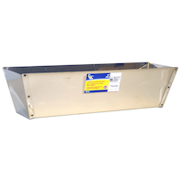 Tool Tech Stainless Steel Drywall Joint Compound Mud Pan with Sheared Edges, 12-in