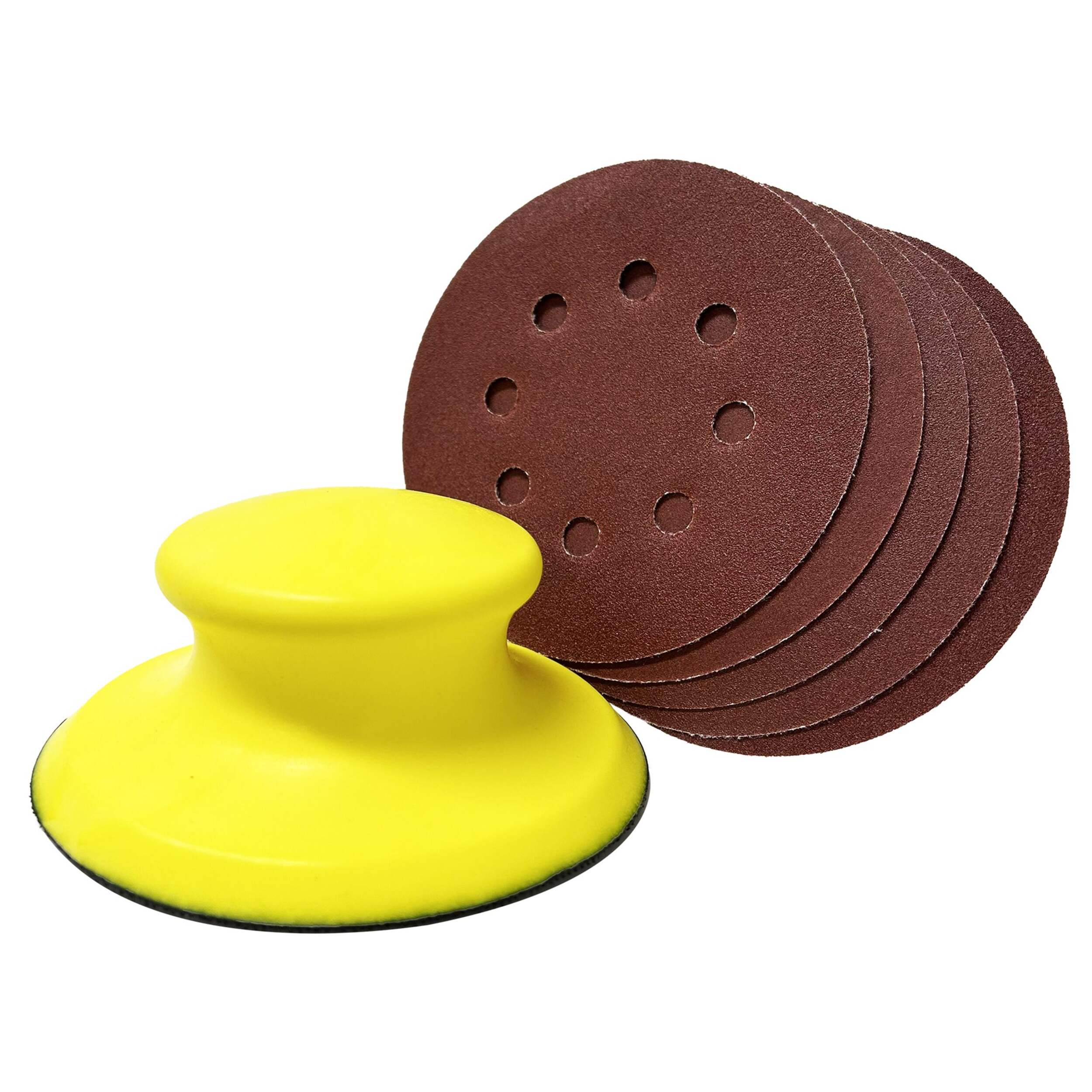 Ponceuse à main Richard avec feuilles de papier, paq. 5 Composite_or_Mixed