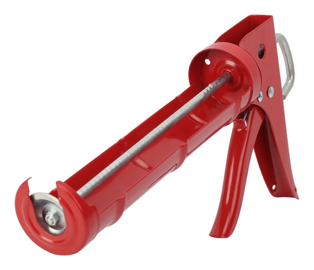 NoDrip Metal Caulking Gun Applicator/Dispenser with Ladder Hook, Seal