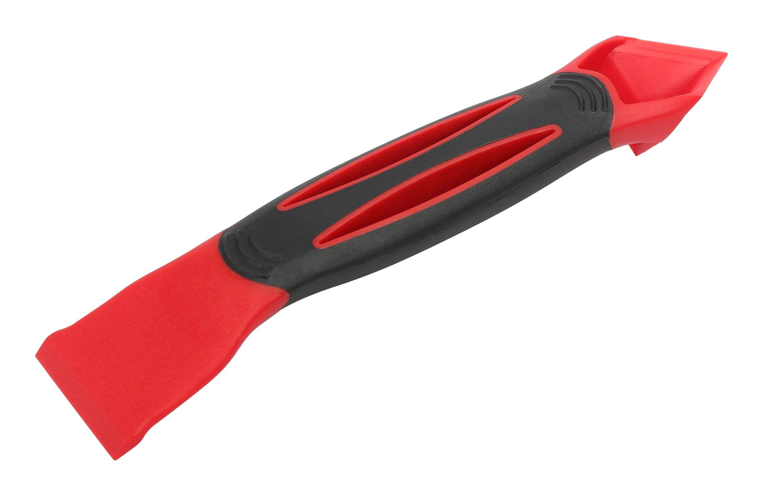 Heavy Duty Double-Ended Caulking Remover Scraper Tool, Non-Scratching with Rubberized Grip Back_Angled_Right