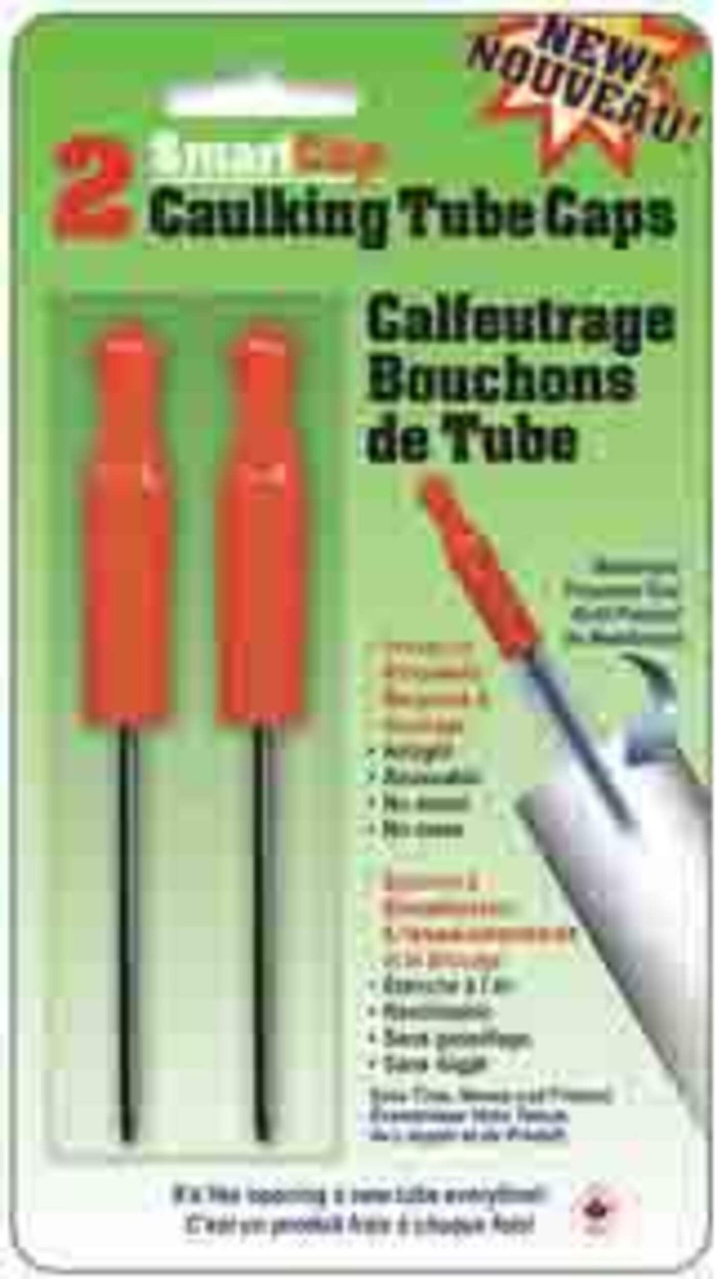 SmartCap Reusable Caulking Tube Cap & Puncture Tool, AirTight Seal