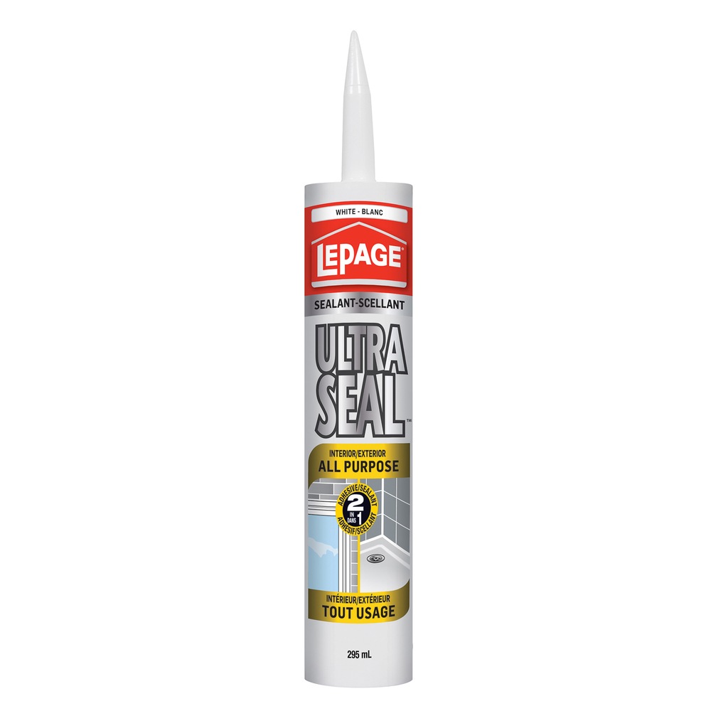 LePage Ultra Seal 2in1 All Purpose Sealant, White, 295mL Canadian Tire