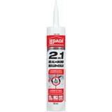 LePage 2-in-1 Seal & Bond Bath & Kitchen Caulk Sealant, Water-Resistant, Clear, 295-mL Front_Flat