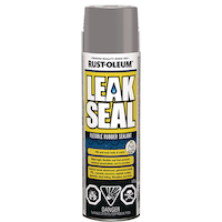 Rust-Oleum LeakSeal Flexible Rubber Sealant Spray, Waterproof, Paintable, Assorted Finishes, 405-g Front_Flat