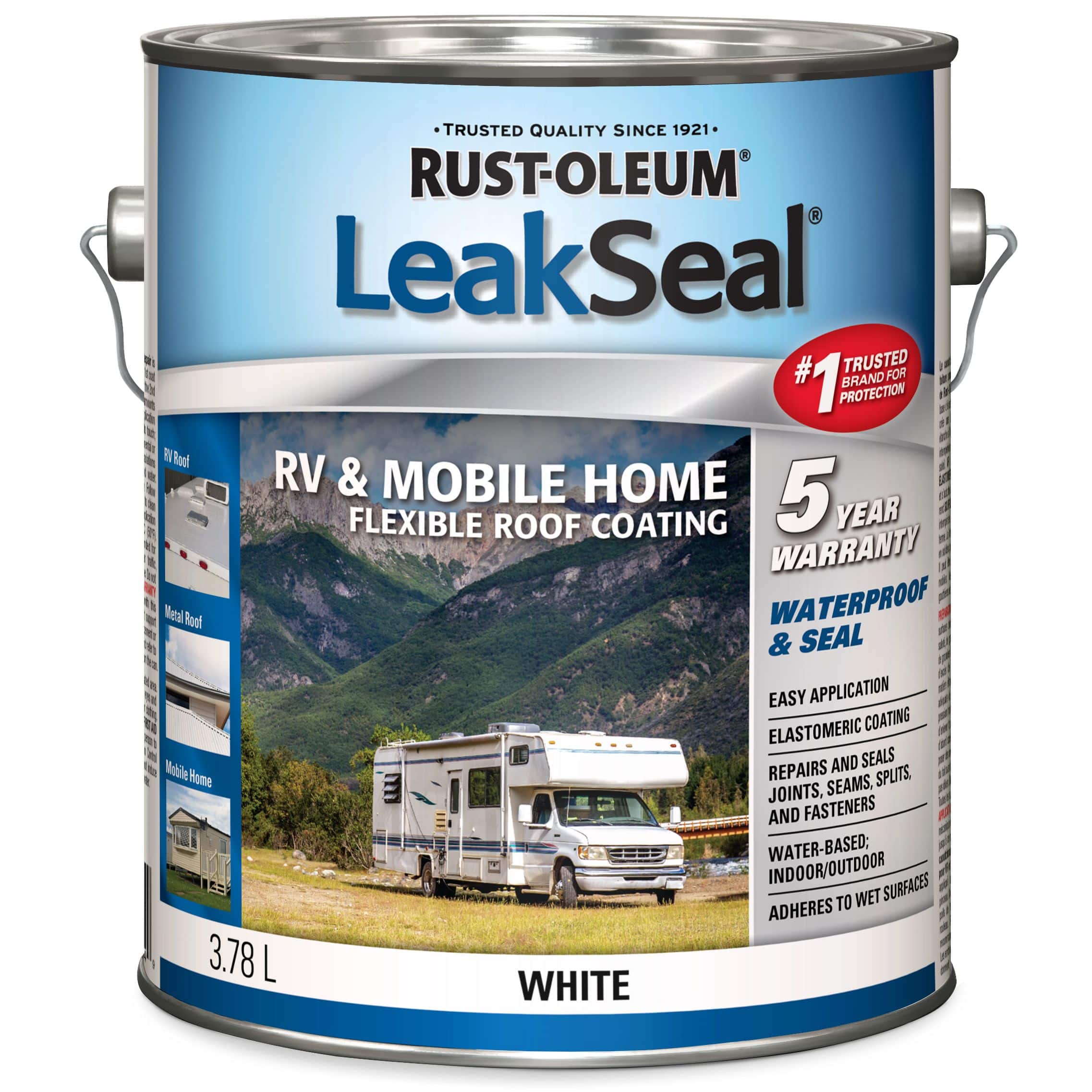 Rust-Oleum LeakSeal Ultimate Wet Patch, All-Weather Surface & Roof