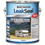 Rust-Oleum LeakSeal Waterproof Mobile Home & RV Roof Sealant / Coating, White, 3.78-L Front_Elevated