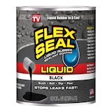 Flex Seal Liquid Rubber Sealant Coating, Paint-On Weatherproof Leak Protector, Black, 473-mL Front_Flat