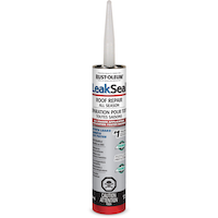 Rust-Oleum LeakSeal Waterproof All-Season Roof Repair Sealant, Wet/Dry, Black, 300-mL