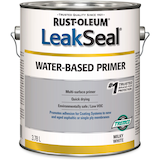 Rust-Oleum LeakSeal Multi-Surface Water-Based Primer, Fast-Dry, Low VOC, Milky White, 3.78-L Front_Elevated