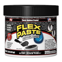 Flex Seal Flex Paste, Super Thick Rubber Paste, Moldable Leak Protector Sealant, Assorted Colours, 1-lb Front_Flat