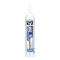 Scellant en élastomère étanche de qualité supérieure DAP Dynaflex 230, pour fenêtres/portes/bordures, blanc, 300 mL Front_Flat