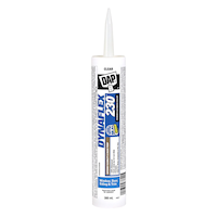 Scellant en élastomère et en silicone étanche de qualité supérieure DAP Dynaflex 230, transparent, 300 mL Front_Flat
