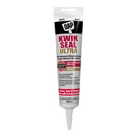 DAP Kwik Seal Ultra Kitchen, Bath & Plumbing Siliconized Sealant, White, 162-ml