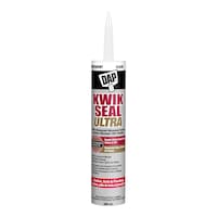 DAP Kwik Seal Ultra Kitchen, Bath & Plumbing Siliconized Sealant, Clear, 300-ml Front_Flat