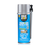 Great Stuff Window & Door Insulating Foam Sealant with Smart Dispenser, Indoor/Outdoor Use, 12-oz Front_Flat