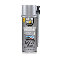 Great Stuff Multi-Purpose Black Insulating Foam Sealant with Smart Dispenser, Indoor/Outdoor, 12-oz Front_Flat
