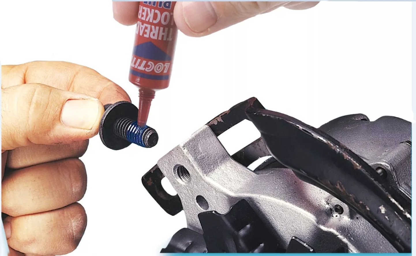 Loctite Threadlocker Blue 242 Nut & Bolt Locker Adhesive, FastSetting, Removable, 6mL