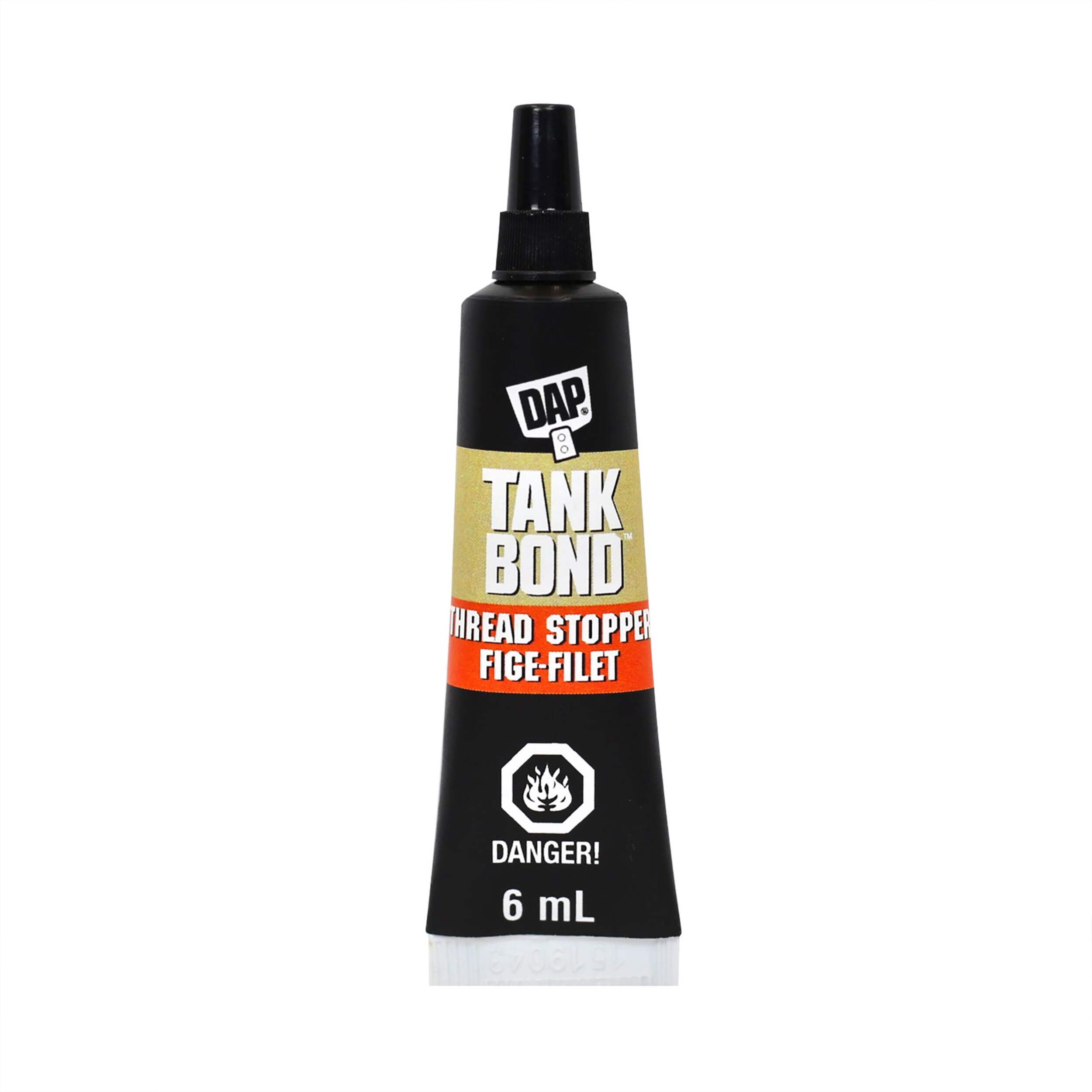 DAP Tank Bond Thread Stopper Epoxy Coating, Anti-Vibration Hold For Screws & Bolts, 6-mL Front_Flat